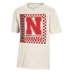 NCAA Nebraska Cornhuskers Boys' Sand T-Shirt - XL