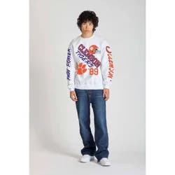 NCAA Clemson Tigers Men's Champion White Crew Neck Sweatshirt - XXL