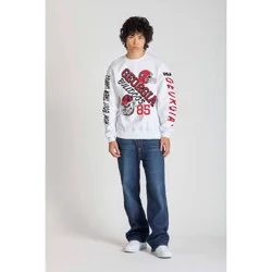 NCAA Georgia Bulldogs Men's Champion White Crew Neck Sweatshirt - S