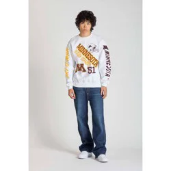 NCAA Minnesota Golden Gophers Men's Champion White Crew Neck Sweatshirt - L