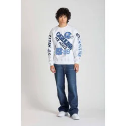 NCAA North Carolina Tar Heels Men's Champion White Crew Neck Sweatshirt - S