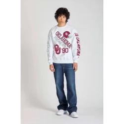 NCAA Oklahoma Sooners Men's Champion White Crew Neck Sweatshirt - XXL