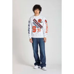 NCAA Syracuse Orange Men's Champion White Crew Neck Sweatshirt - S