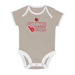 NCAA Louisville Cardinals Infant 2pk Bodysuit - 0-3M