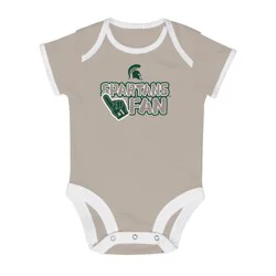 NCAA Michigan State Spartans Infant 2pk Bodysuit - 6-9M