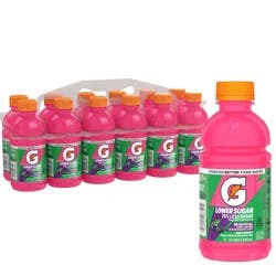 Gatorade Lower Sugar Rain Berry Sports Drink - 12 fl oz/12pk Bottles