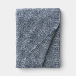 Shine Chenille Throw Blanket Blue - Threshold™