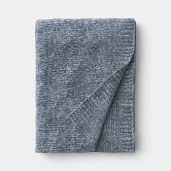 Shine Chenille Throw Blanket Blue - Threshold™