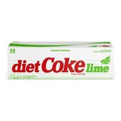 Diet Coke Lime Soda 12pk/ 12 fl oz Cans