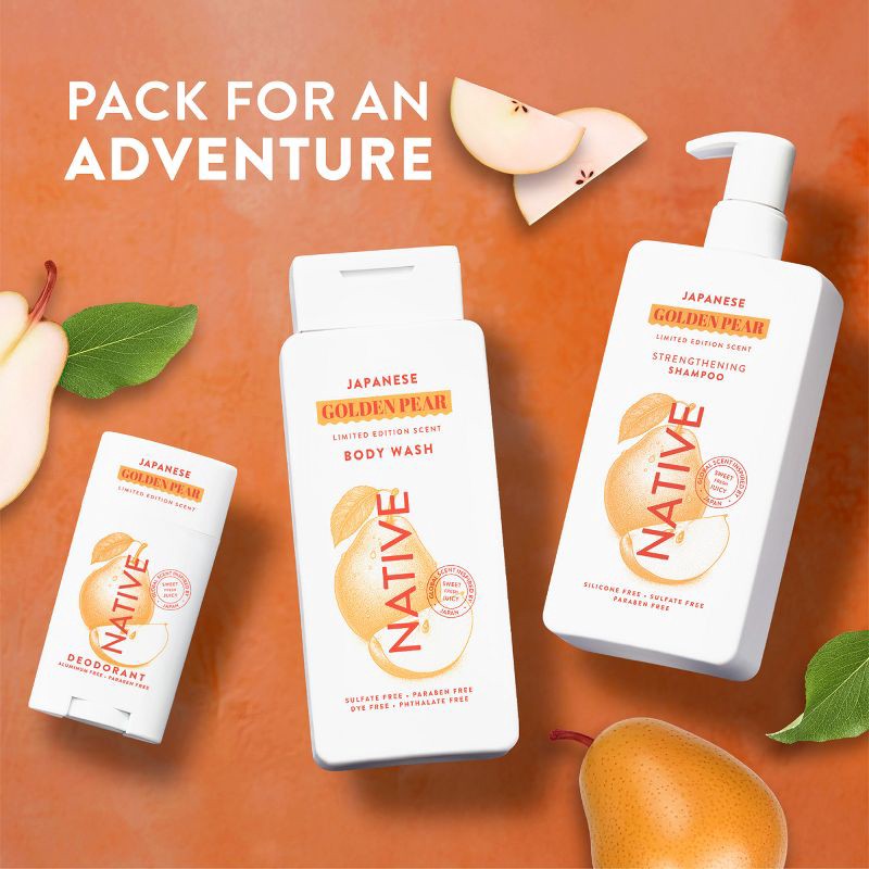 slide 5 of 10, Native Limited Edition Gentle and Non-Drying Global Flavors Liquid Hand Soap - Japanese Golden Pear Scent - 13 fl oz, 13 fl oz