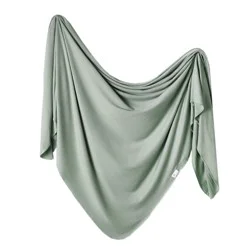 Copper Pearl Knit Swaddle Blanket - Pearl Briar: Rayon, Woven, 46" x 46", Solid Pattern