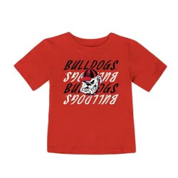NCAA Georgia Bulldogs Infant Boys' 2pk T-Shirt - 4T