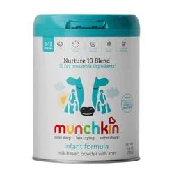 Munchkin Infant Formula Made with Original Milk - 25.8oz: Powdered, Brain Development, Immune System Support, Eye Development