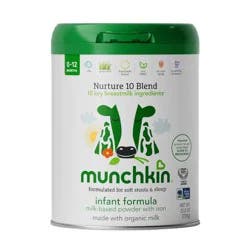 Munchkin Baby Formula Made with Organic Milk - 25.8oz: Powdered, Brain Development, Immune System Support, Eye Development