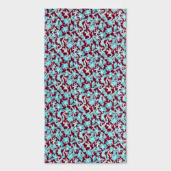 36"x72" Hibiscus Floral Beach Towel Blue - Shade & Shore™