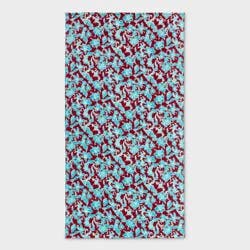 36"x72" Hibiscus Floral Oversized Beach Towel Blue - Shade & Shore™