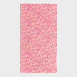 36"x72" Hibiscus Floral Beach Towel Pink - Shade & Shore™