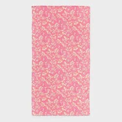 36"x72" Hibiscus Floral Oversized Beach Towel Pink - Shade & Shore™