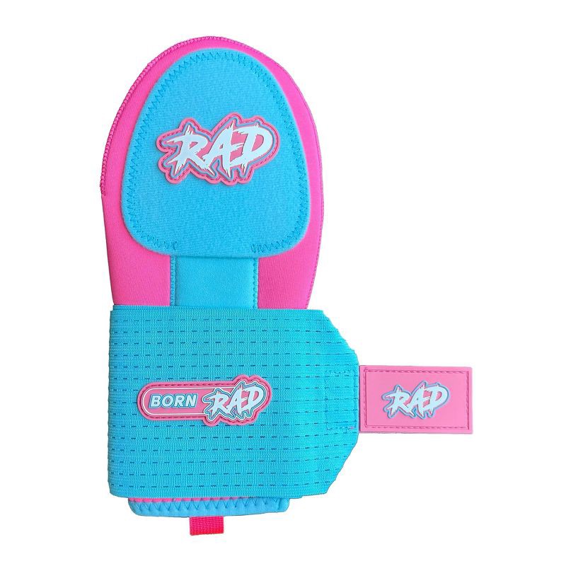 slide 1 of 1, Woke Up RAD Sliding Mitt Born Series - One Size Fits Most Pink/Blue, 1 ct
