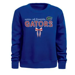 NCAA Florida Gators Girls' Bow Sweatshirt - XS