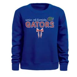 NCAA Florida Gators Girls' Bow Sweatshirt - L