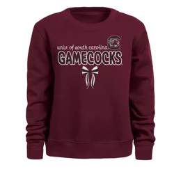 NCAA South Carolina Gamecocks Girls' Bow Sweatshirt - M