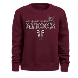 NCAA South Carolina Gamecocks Girls' Bow Sweatshirt - M