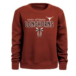 NCAA Texas Longhorns Girls' Bow Sweatshirt - XL