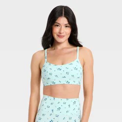Women's Everyday Soft Light Support Bra - All In Motion™ Light Mint Green S
