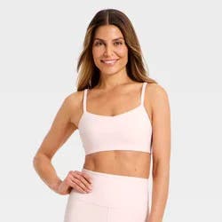 Women's Everyday Soft Light Support Bra - All In Motion™ Light Pink M