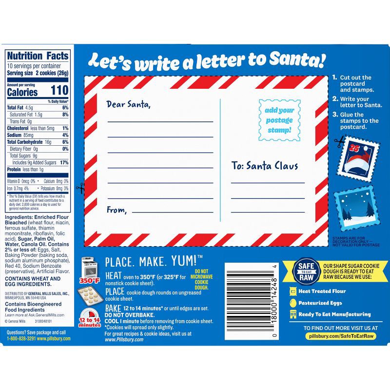 slide 4 of 7, Pillsbury Sugar Cookie Ready to Eat - 9.1oz/20ct, 9.1 oz, 20 ct