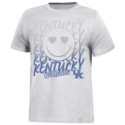 NCAA Kentucky Wildcats Girls' Smile T-Shirt - M