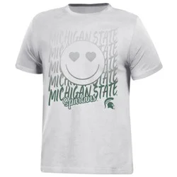 NCAA Michigan State Spartans Girls' Smile T-Shirt - XS