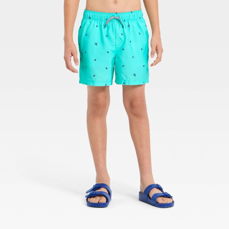 slide 1 of 3, Boys' Swim Trunks - art class™ Blue XL, 1 ct