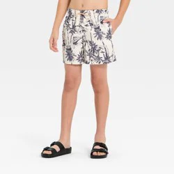 Boys' Swim Trunks with Built in Boxers - art class™ Gray M