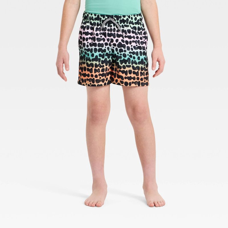 slide 1 of 3, Boys' Swim Trunks - art class™ M, 1 ct