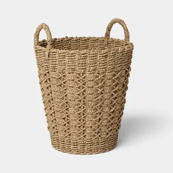 Chunky Twisted Seagrass Basket - Threshold™