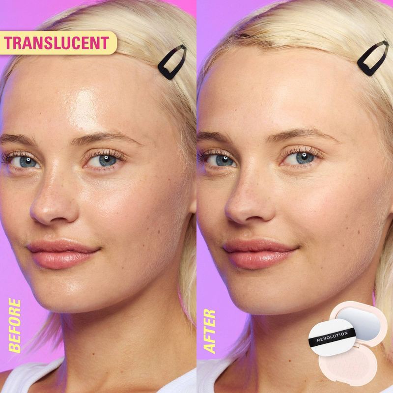 slide 5 of 8, Makeup Revolution Powder Pops Instant Blur Setting Powder - Translucent - 0.17oz, 0.17 oz