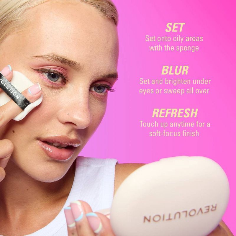 slide 6 of 8, Makeup Revolution Powder Pops Instant Blur Setting Powder - Translucent - 0.17oz, 0.17 oz