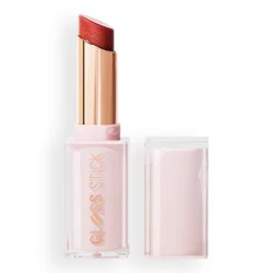 Makeup Revolution Pout Lip Gloss Stick - Shimmer Sugar Cookie Pink - 0.1oz