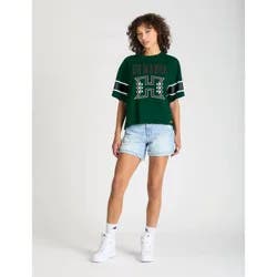 NCAA Hawaii Rainbow Warriors Women's Champion Sequin Print T-Shirt - L