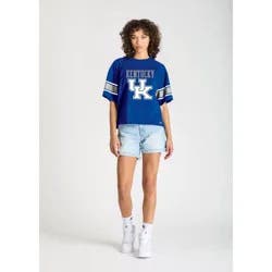NCAA Kentucky Wildcats Women's Champion Sequin Print T-Shirt - S