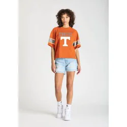 NCAA Tennessee Volunteers Women's Champion Sequin Print T-Shirt - M