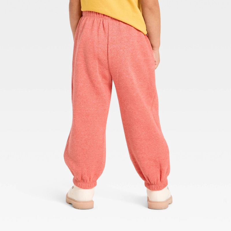slide 3 of 4, Toddler Girls' Love Jogger Pants - Cat & Jack™ Pink 2T, 1 ct