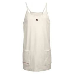 NCAA Florida State Seminoles Women's Off White Dress - L