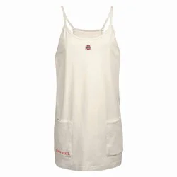 NCAA Ohio State Buckeyes Women's Off White Dress - L