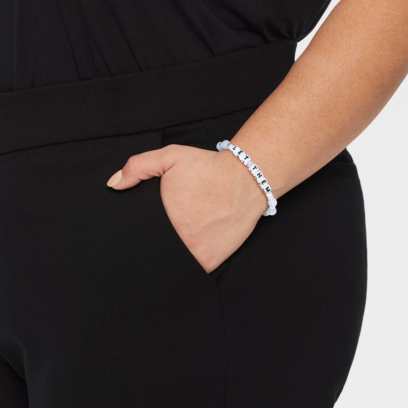 slide 2 of 4, Little Words Project "Let Them" Beaded Bracelet Boxed - Honeydew Kiss, 1 ct