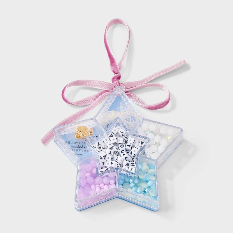 slide 3 of 3, Little Words Project Wish Upon A Bead Bag Charm Kit - Blue, 1 ct