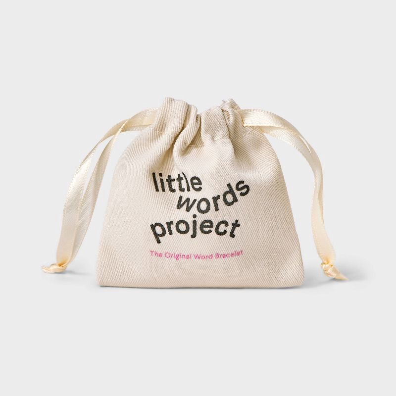 slide 4 of 5, Little Words Project "Moon & Back" Beaded Bracelet - Clean Slate, 1 ct