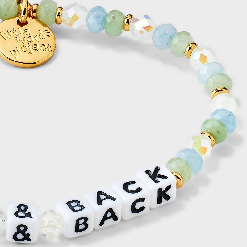 slide 5 of 5, Little Words Project "Moon & Back" Beaded Bracelet - Clean Slate, 1 ct
